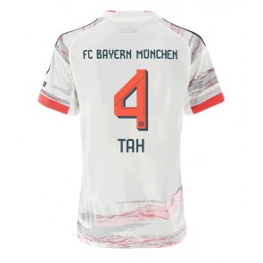 Bayern Munich Jonathan Tah #4 Udebanetrøje Dame 2025-26 Kortærmet
